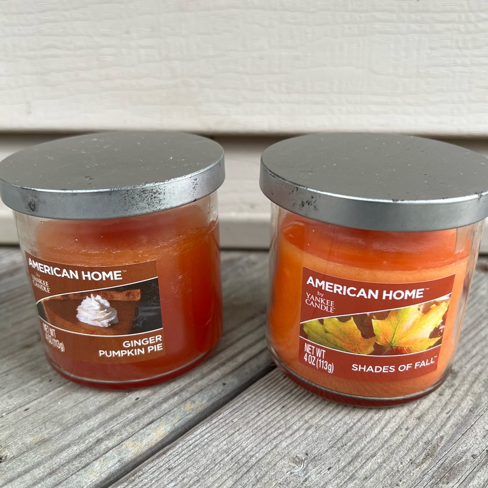 AMERICAN HOME YANKEE CANDLE DUO FALL SCENTED CANDLES - Picture 3 of 6